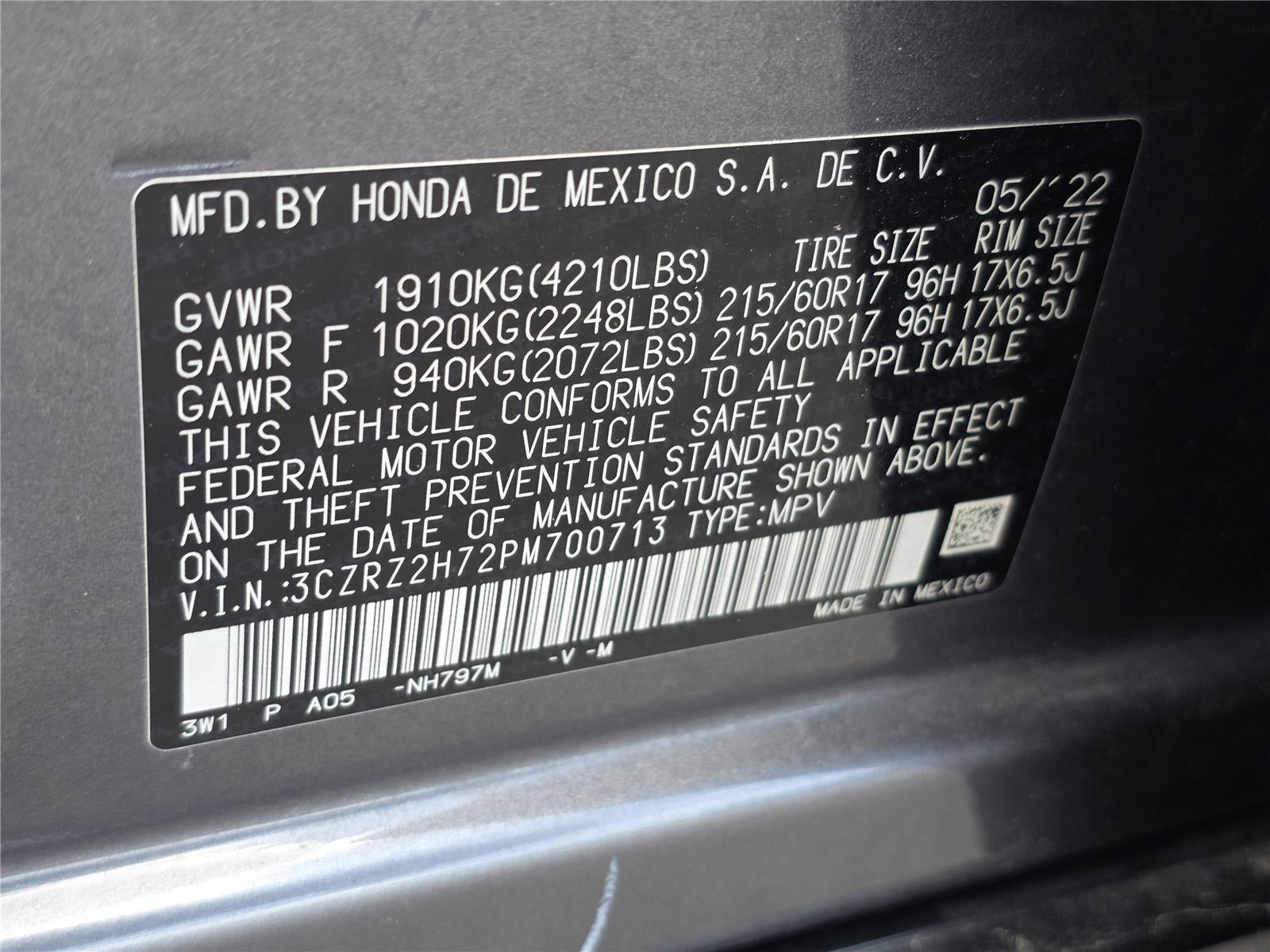 2023 Honda HR-V EX-L