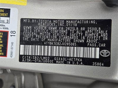 2018 Toyota Avalon Limited