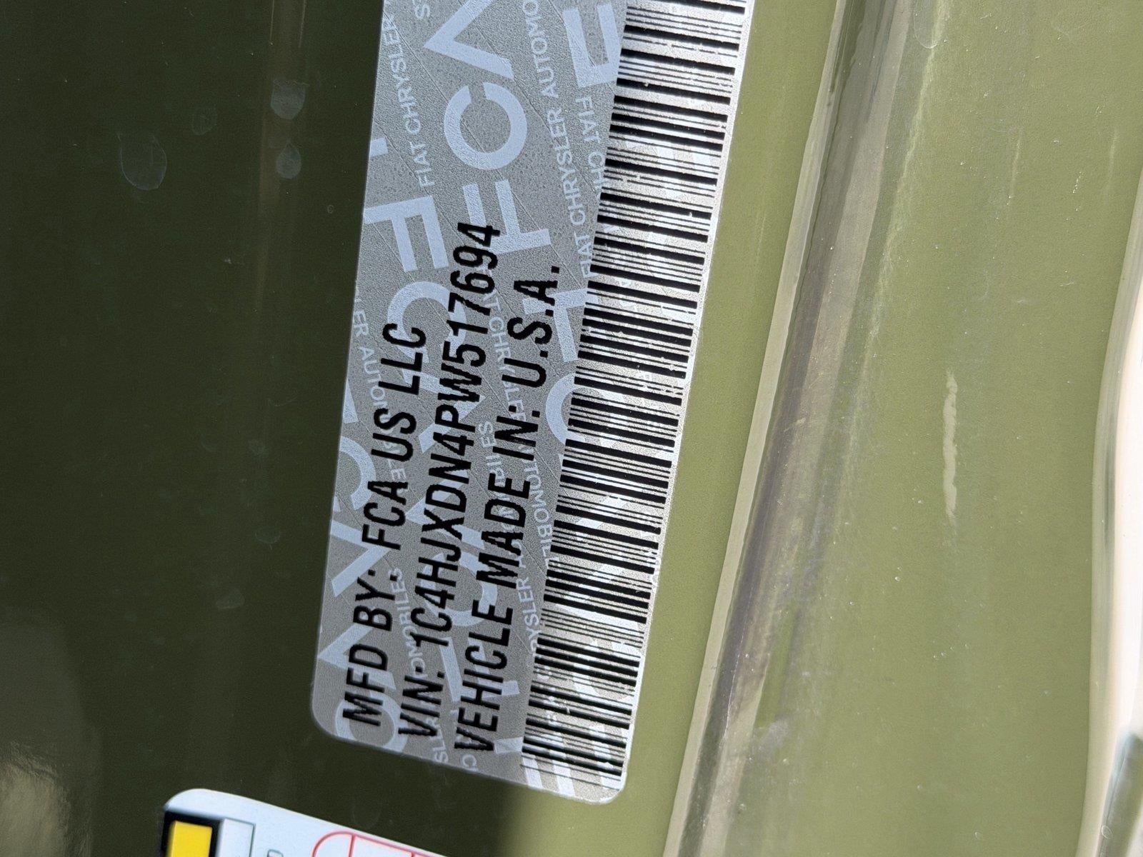 2023 Jeep Wrangler Sport S