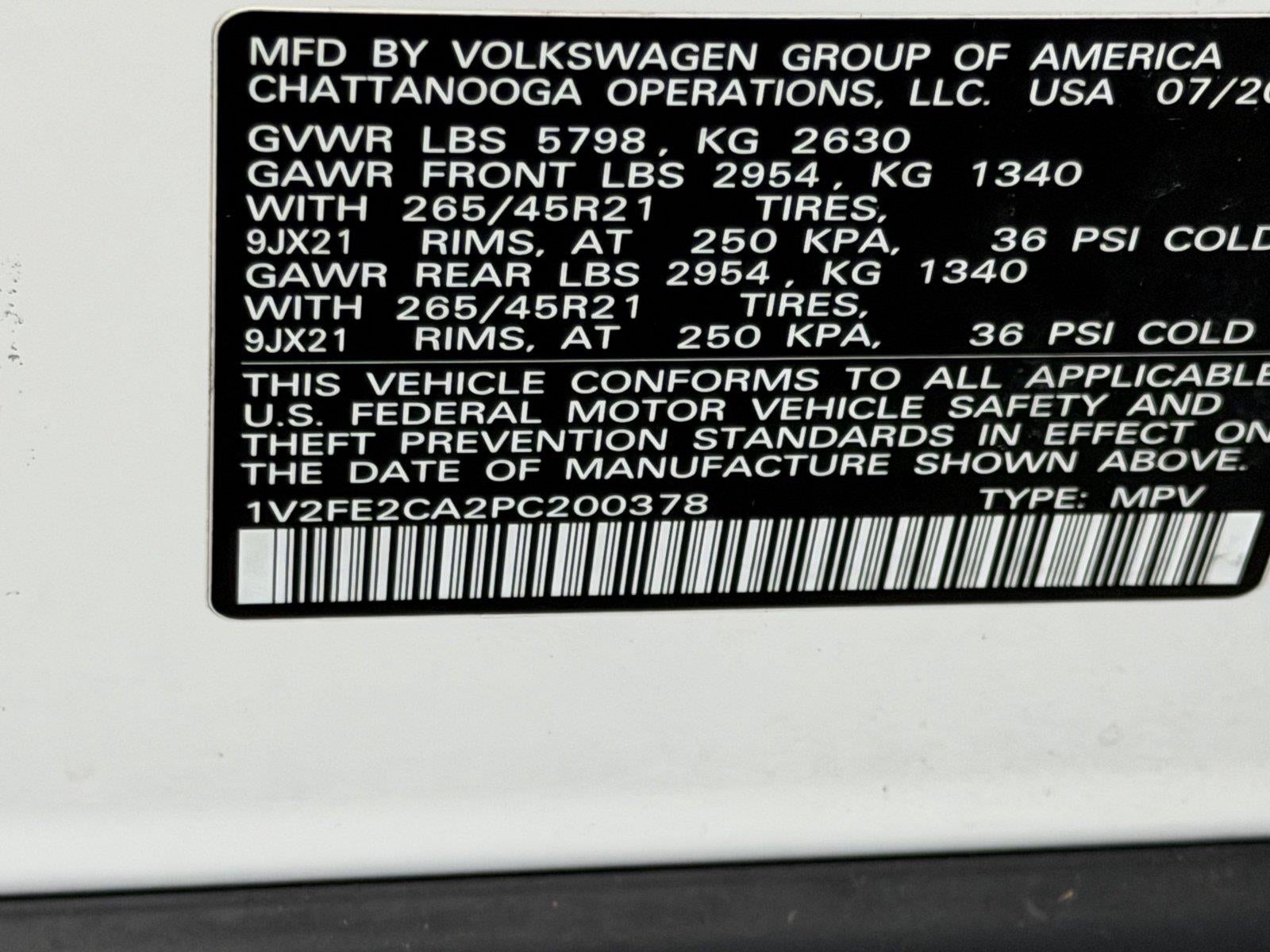 2023 Volkswagen Atlas Cross Sport 3.6L V6 SEL Premium R-Line