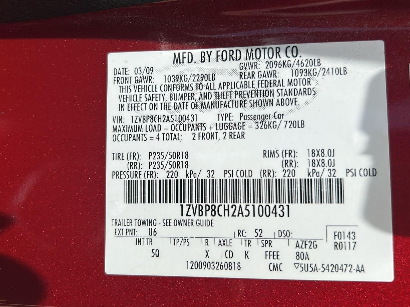 2010 Ford Mustang GT