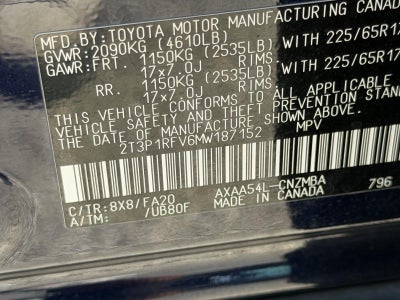 2021 Toyota Rav4 XLE