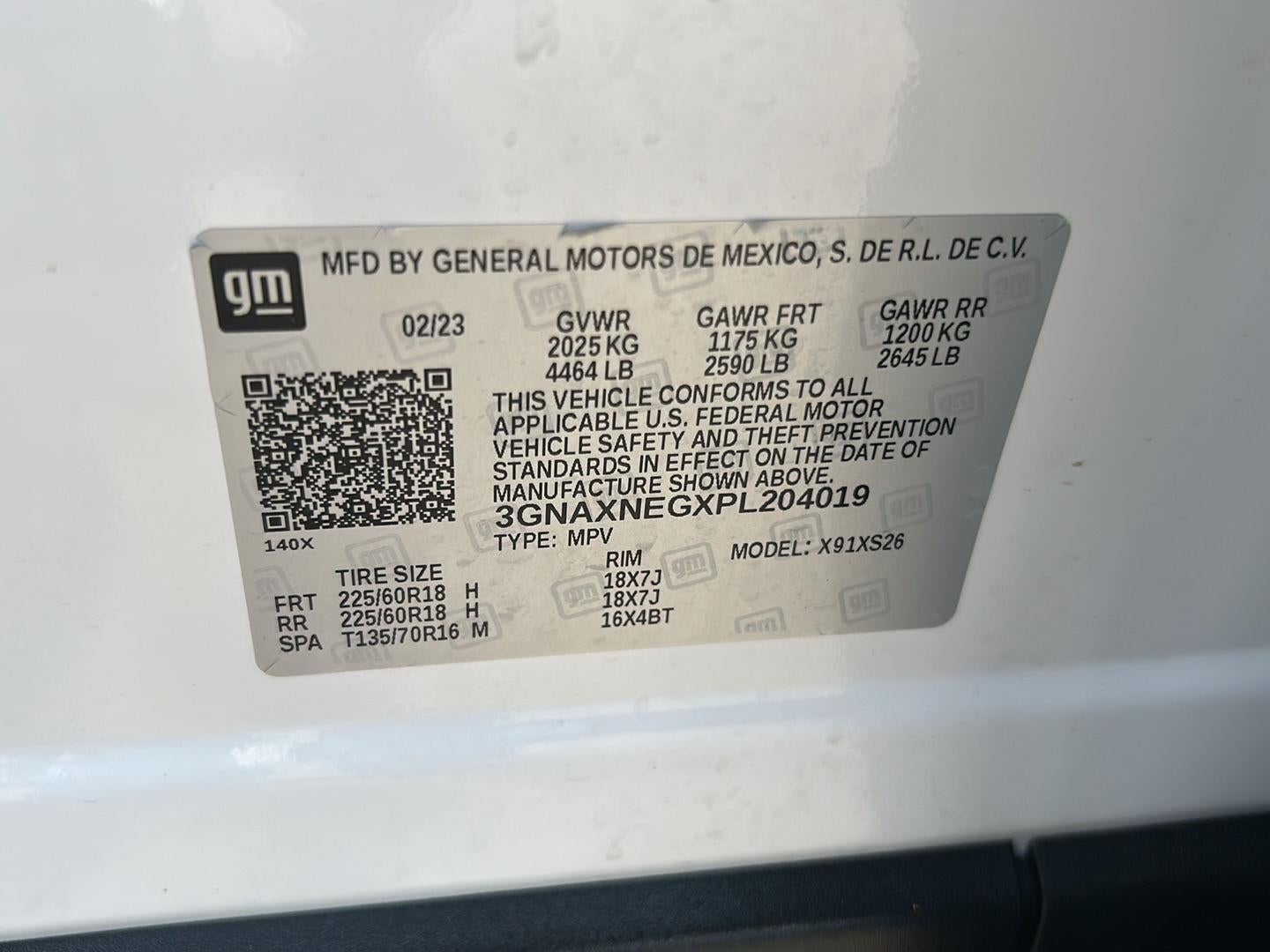 2023 Chevrolet EQUINOX PREM