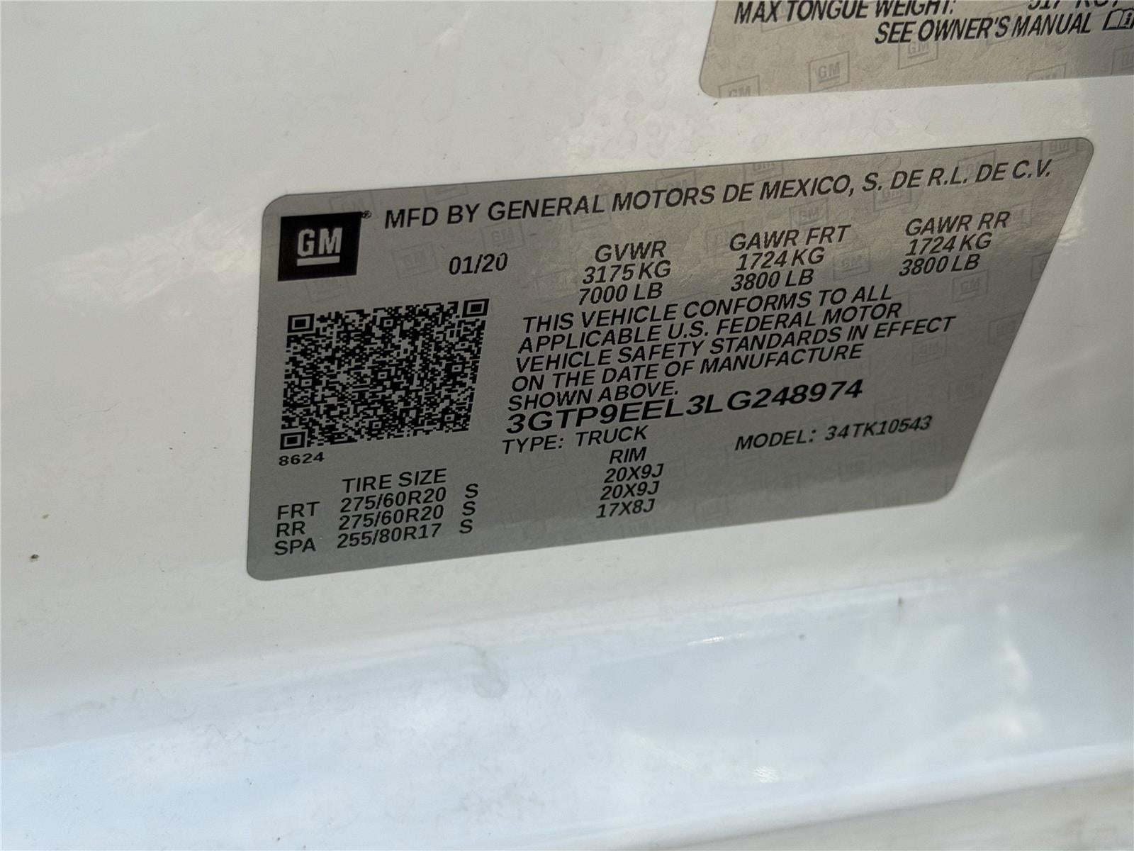 2020 GMC Sierra 1500 4WD Crew Cab Short Box AT4