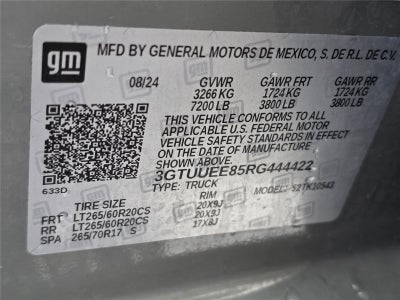 2024 GMC SIERRA 1500 AT4