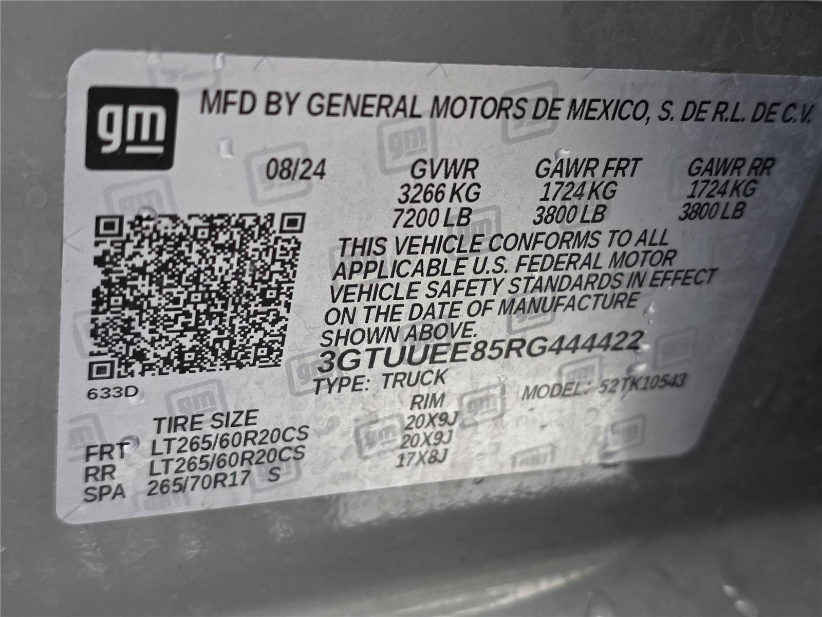 2024 GMC SIERRA 1500 AT4