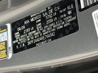 2024 Kia Forte LXS