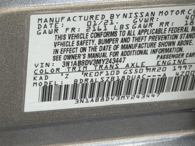 2021 Nissan Sentra SR