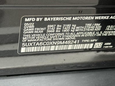 2022 BMW X5 45E