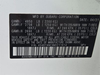 2021 Subaru Outback Limited
