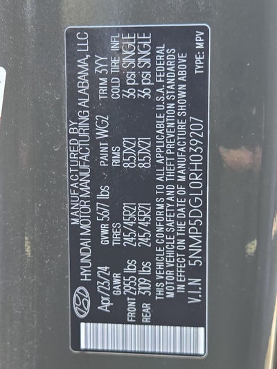 2024 Hyundai Santa Fe Calligraphy