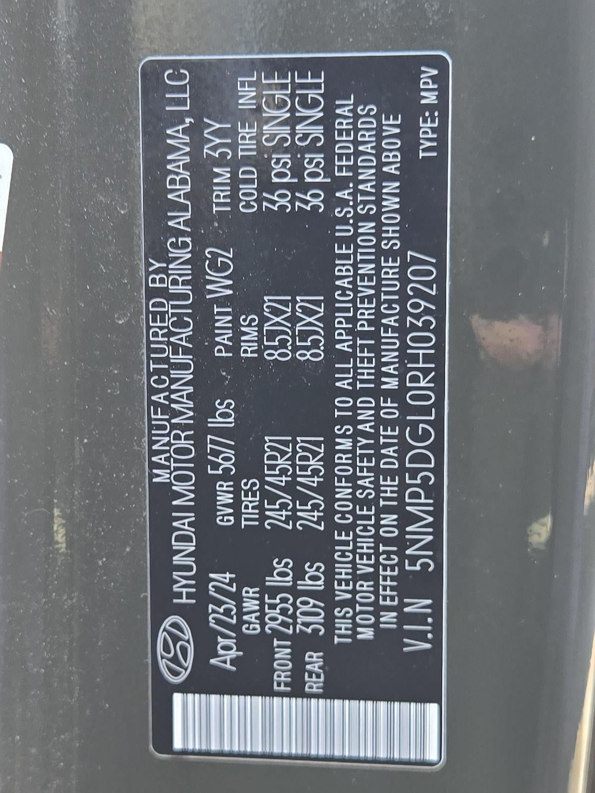 2024 Hyundai Santa Fe Calligraphy