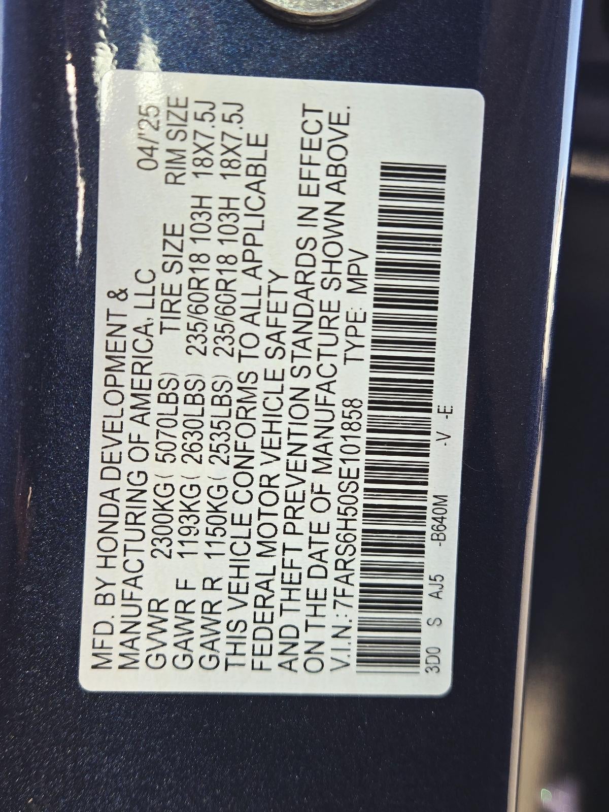 2025 Honda CR-V Hybrid Sport