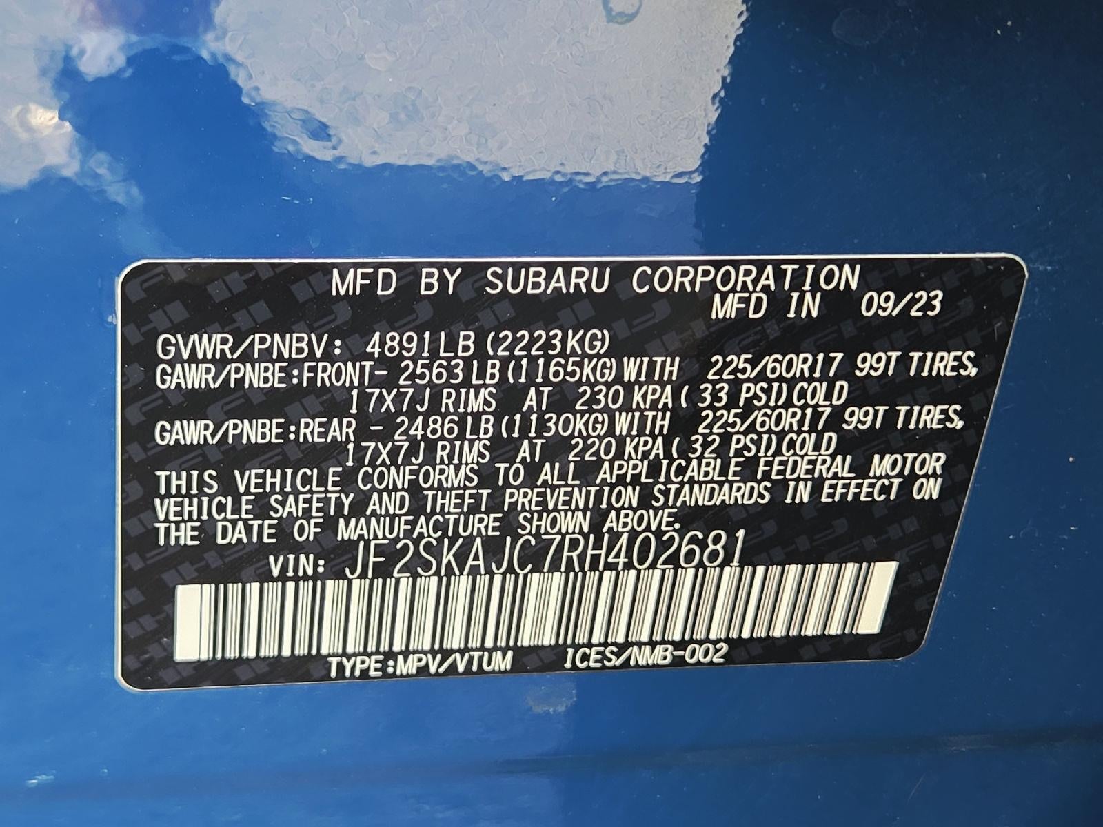 2024 Subaru Forester Wilderness