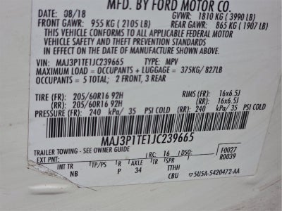 2018 Ford EcoSport SE