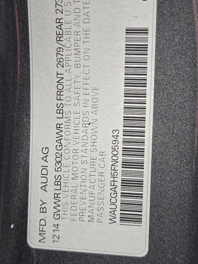 2015 Audi S5 Premium Plus