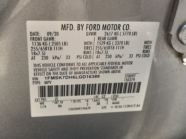 2020 Ford Explorer XLT