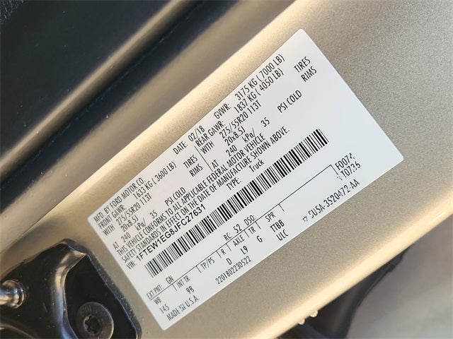 2018 Ford F-150 Platinum