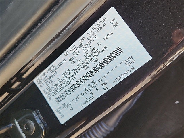 2022 Ford F-150 Lariat