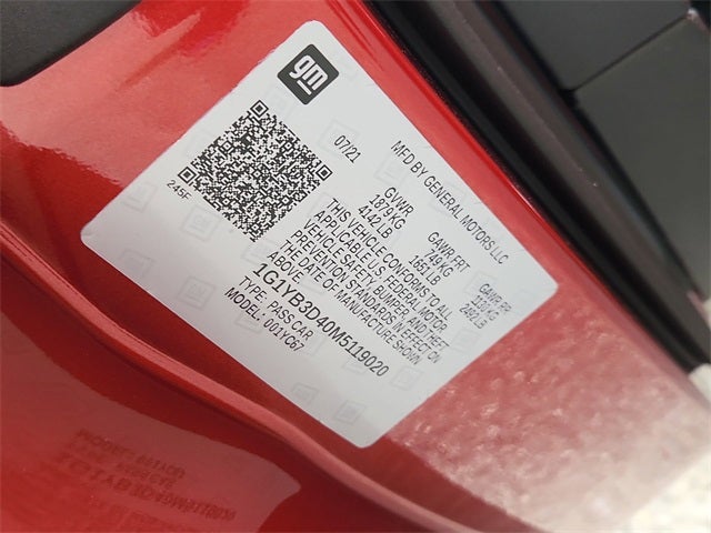 2021 Chevrolet Corvette Stingray 2LT