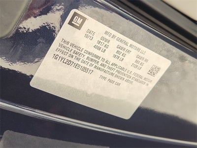 2014 Chevrolet Corvette Stingray Z51 3LT