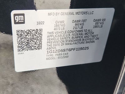 2023 Chevrolet Malibu LT 1LT