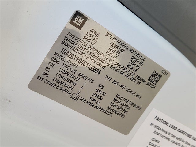 2012 Chevrolet Express 3500 LT Passenger