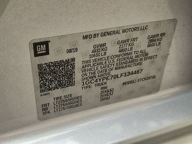 2020 Chevrolet Silverado 2500HD LTZ