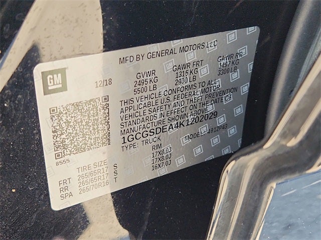 2019 Chevrolet Colorado Z71