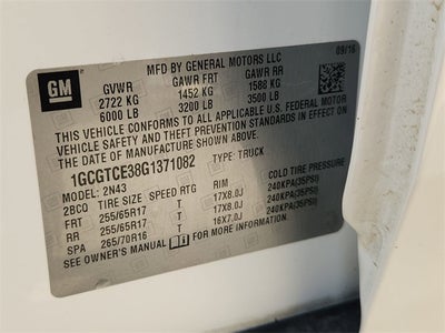 2016 Chevrolet Colorado LT