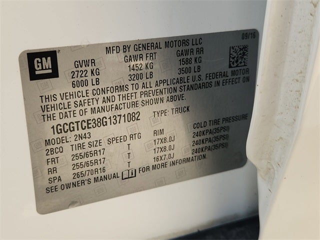 2016 Chevrolet Colorado LT