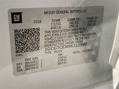 2019 Chevrolet Colorado LT