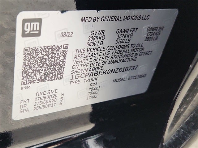 2022 Chevrolet Silverado 1500 Custom