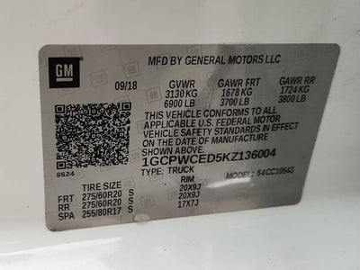 2019 Chevrolet Silverado 1500 LT Texas Edition