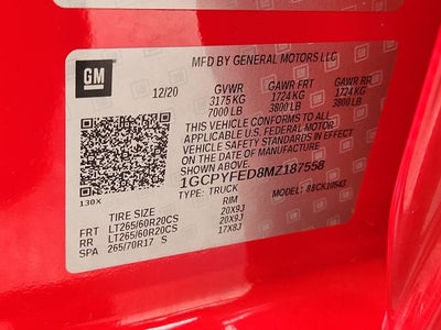 2021 Chevrolet Silverado 1500 LT Trail Boss