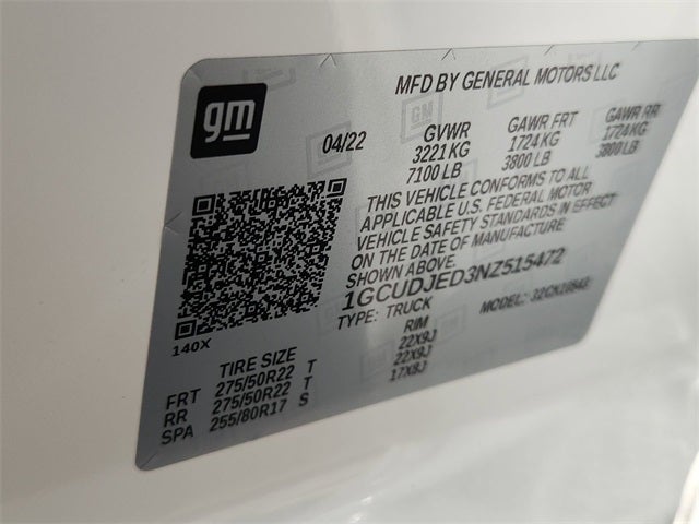 2022 Chevrolet Silverado 1500 High Country