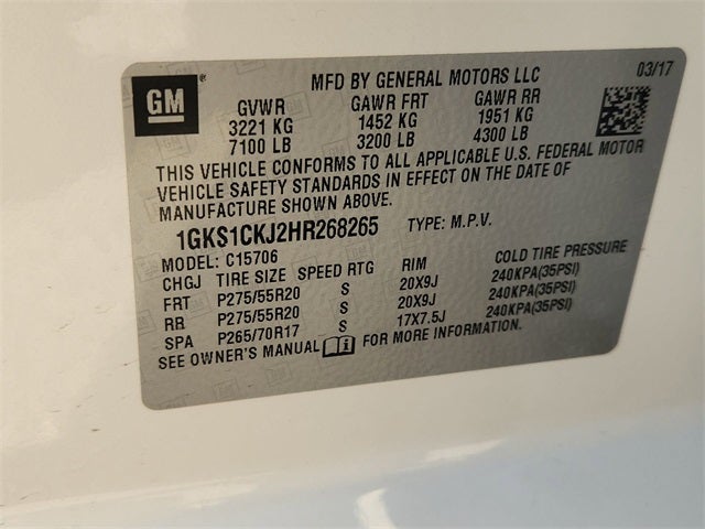 2017 GMC Yukon Denali