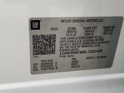 2020 Chevrolet Traverse High Country