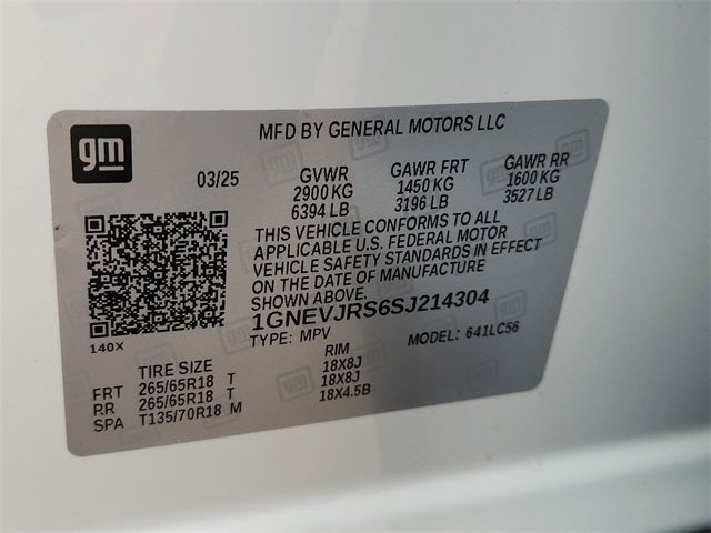 2025 Chevrolet Traverse Z71