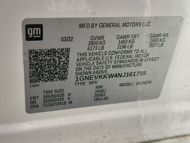 2022 Chevrolet Traverse Premier
