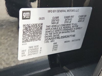 2025 Chevrolet Tahoe High Country