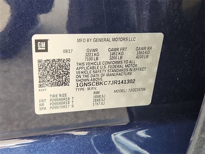 2018 Chevrolet Tahoe LT