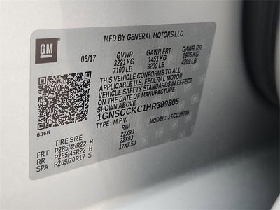 2017 Chevrolet Tahoe Premier