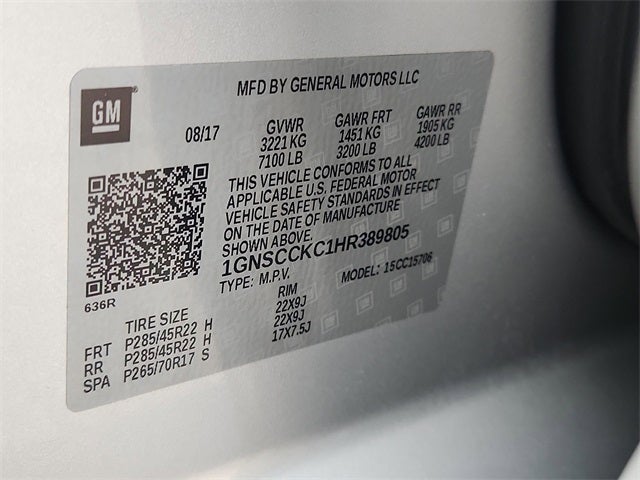 2017 Chevrolet Tahoe Premier