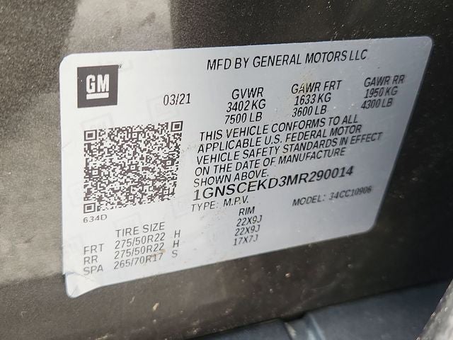 2021 Chevrolet Suburban RST