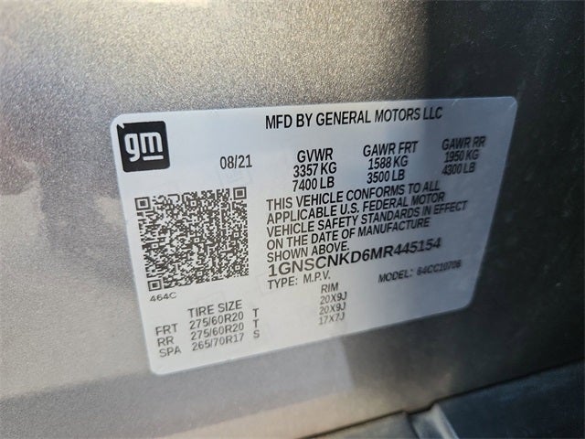 2021 Chevrolet Tahoe LT