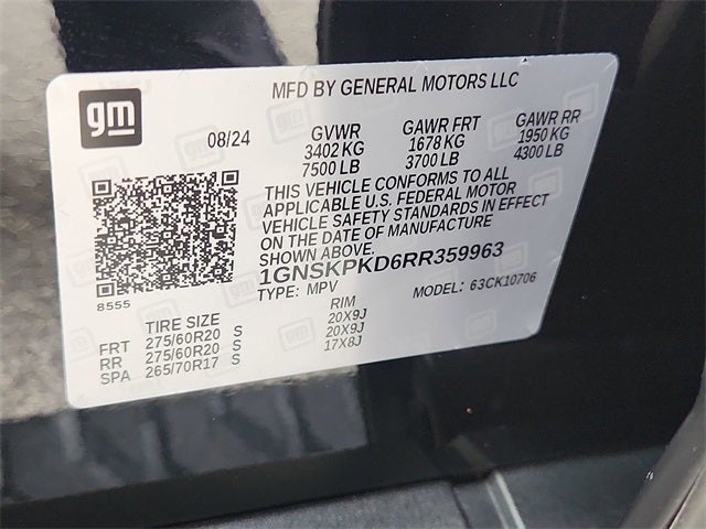 2024 Chevrolet Tahoe Z71