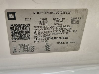 2018 GMC Sierra 2500HD SLT