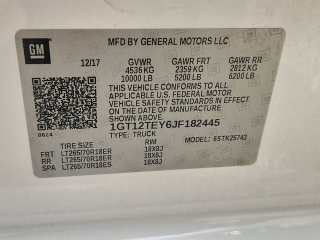 2018 GMC Sierra 2500HD SLT