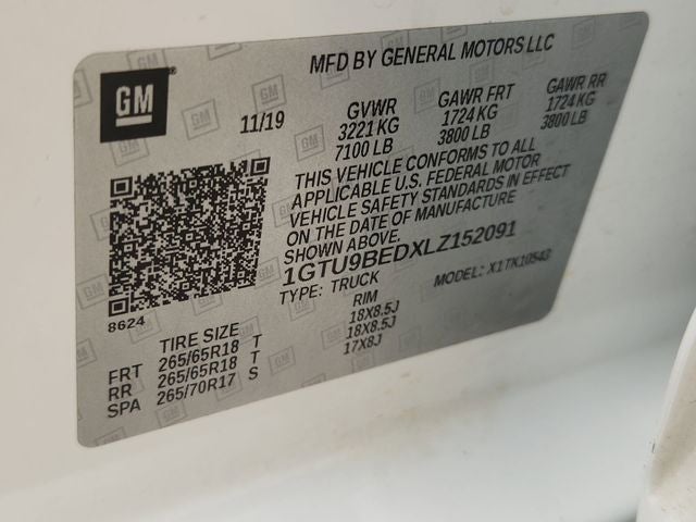 2020 GMC Sierra 1500 SLE